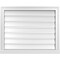Ekena Millwork Vertical Surface Mount PVC Gable Vent: Functional, w/ 2"W x 2"P Brickmould Sill Frame, 30"W x 24"H GVPVE30X2403SF - alternate 1